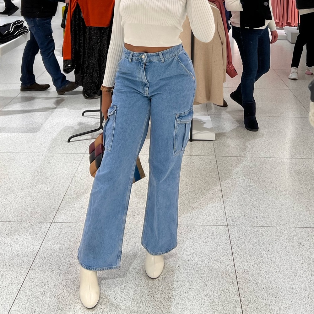 Zara cargo jeans